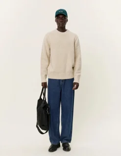 Miesten Neulepusero, GARY FLECK WOOL ROUND NECK>Les Deux New