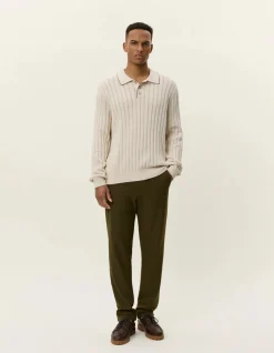 miesten neulepusero, Bogart Rugby Polo Knit>Les Deux New