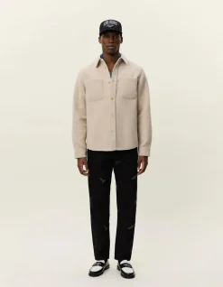 miesten paitatakki, LENNON BOUCLE OVERSHIRT>Les Deux