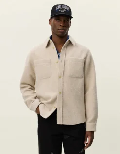 miesten paitatakki, LENNON BOUCLE OVERSHIRT><noscript><img width=