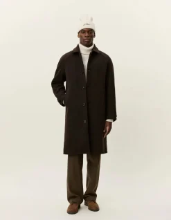miesten villakangastakki, MICHAEL SOLID WOOL COAT>Les Deux New
