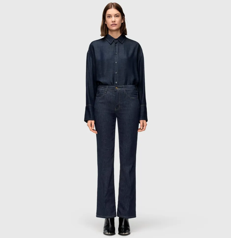 naisten farkut, LAURA STRETCH DENIM Indigo>Mac Sale