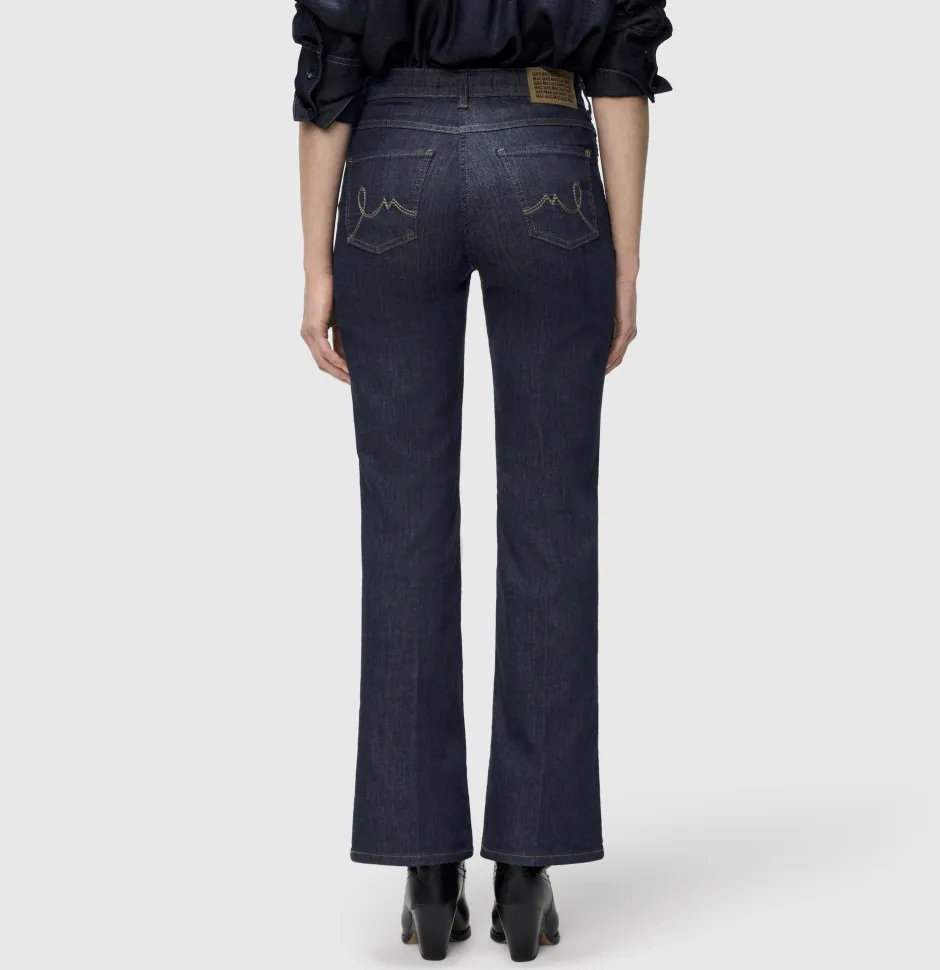 naisten farkut, LAURA STRETCH DENIM Indigo>Mac Sale