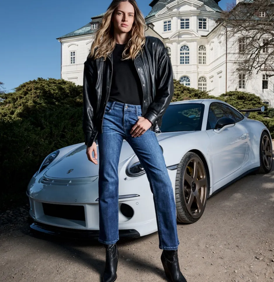 naisten farkut Laura Stretch Denim,>Mac Outlet