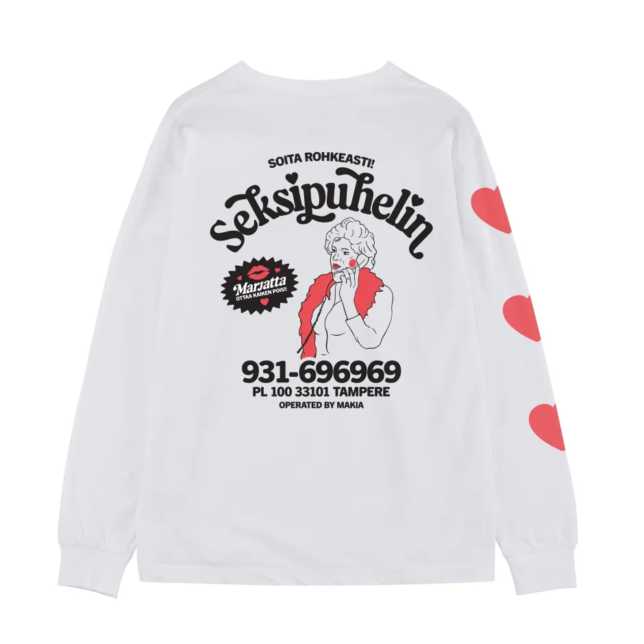 Makia Kummeli Seksipuhelin Long Sleeve,>MAKIA x KUMMELI Online