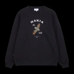 miesten collegepaita Bubi Sweatshirt,>Makia Hot