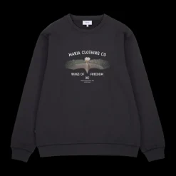 miesten collegepaita Eagle Sweatshirt,>Makia Discount