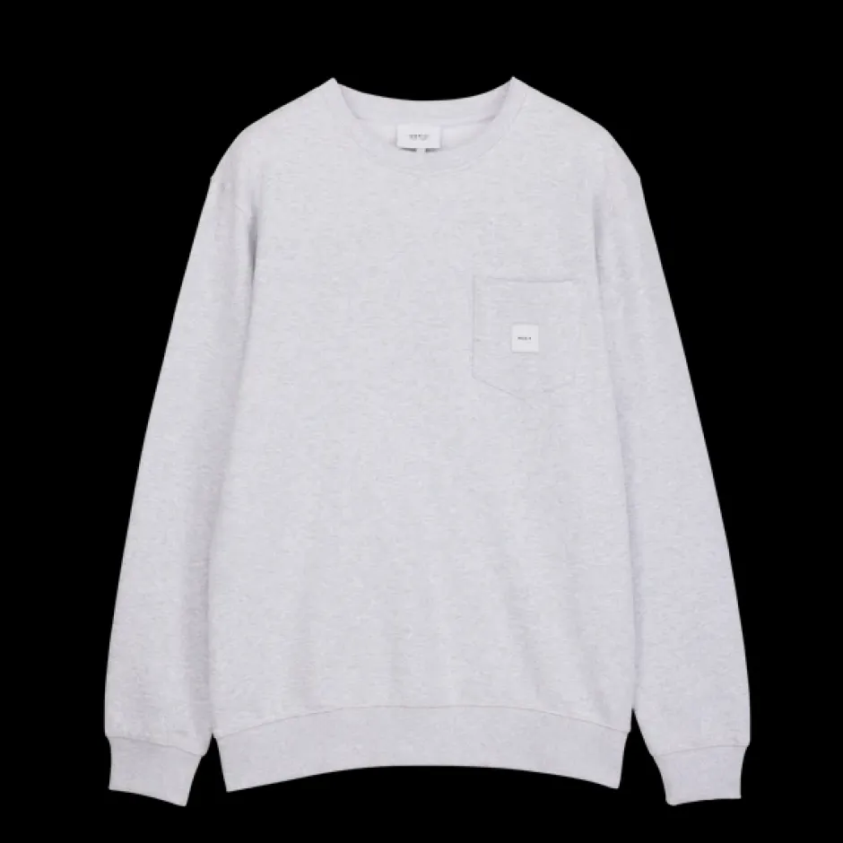 miesten collegepusero, SQUARE POCKET SWEATSHIRT>Makia New