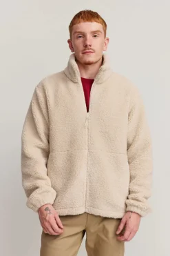 miesten fleece, Lodge Zip Fleece>Makia Hot