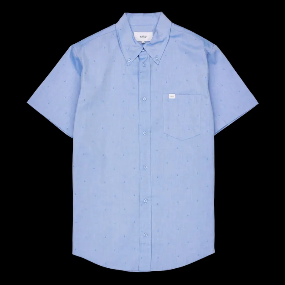 miesten kauluspaita, ANCHORS SHIRT SS>Makia Sale