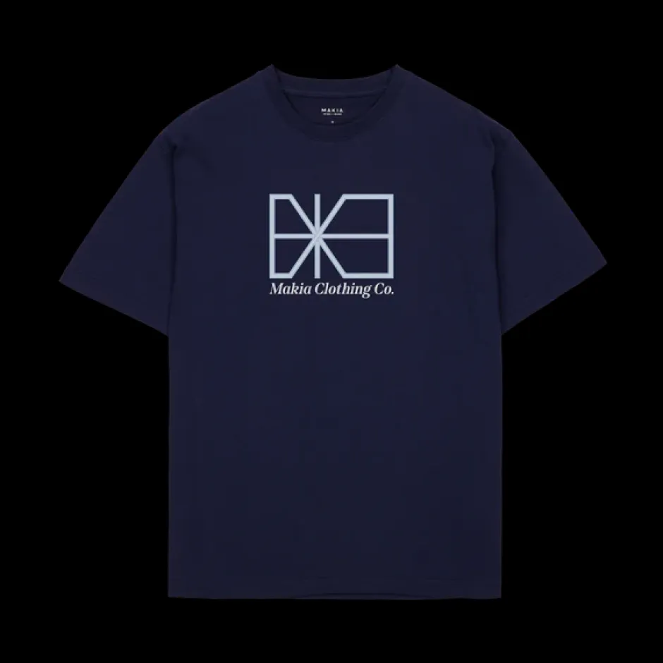 miesten t-paita, CROSSING T-SHIRT>Makia Discount