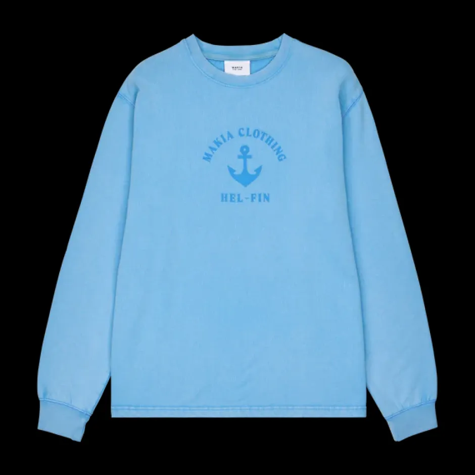 unisex college, ABYSS LIGHT SWEATSHIRT>Makia Online
