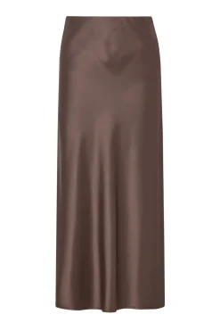 naisten hame, AUBREE SATIN MAXI SKIRT>Malina Clearance
