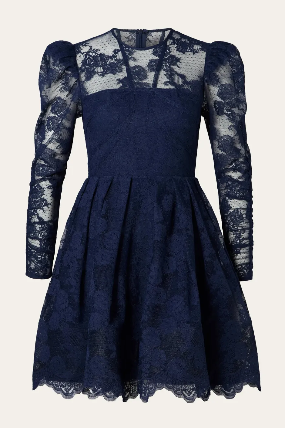 naisten mekko, LEONI LACE MINI DRESS>Malina Online