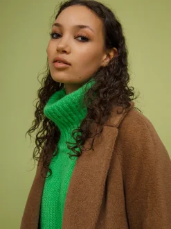 Naisten Villakangastakki Baby Lama>Manuela Conti Discount