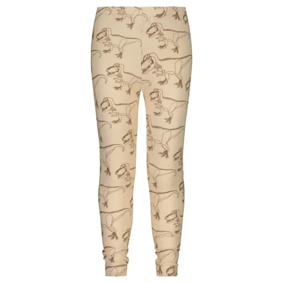 Lasten Pyjama, SUPER POWER CREAM PYJAMA SET Ruskea Kuosi>Metsola Clearance