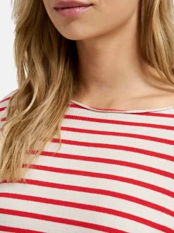 naisten neule, PULLOVER 3/4 POPPY PRINT><noscript><img width=