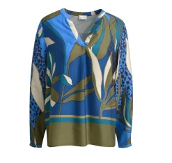 Naisten Pusero, V-NECK PRINTTIPUSERO>Milano Italy Sale