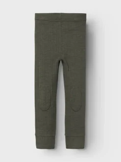 alushousut, NMMWANG WOOL NE LONGJOHN Armeijanvihreä>Name It Outlet