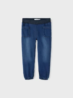 farkut, NMFBELLA SHAPED R JEANS 1395 Sininen, Indigo><noscript><img width=