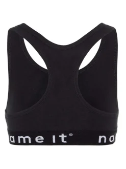 hihaton toppi, NKFSHORT TOP 2P SOLID BLACK>Name It Outlet