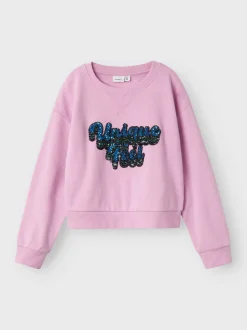 lasten college, NKFLASANNE LS LOOSE SHORT SWEAT>Name It Sale