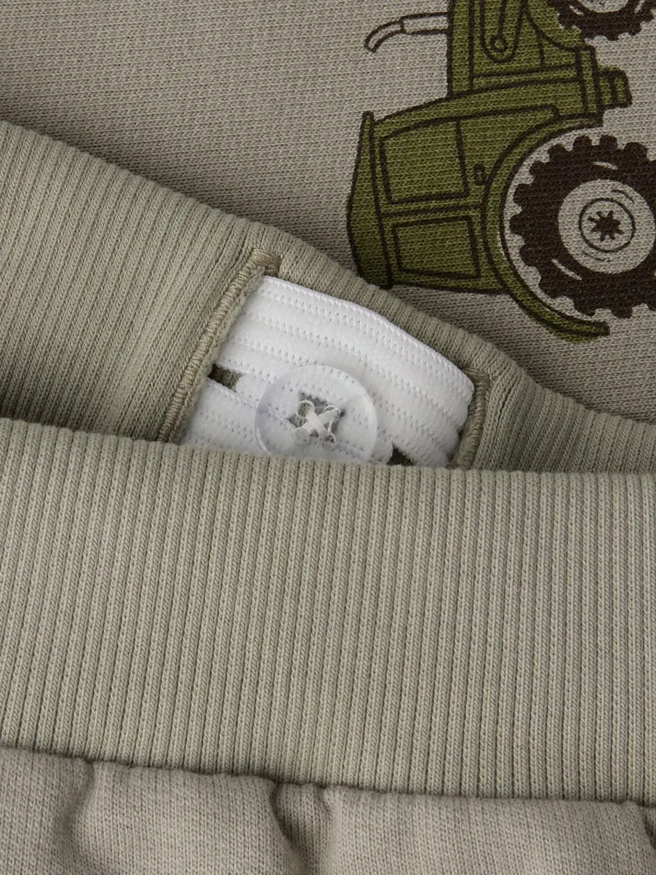 lasten collegehousut NMMBASIL PANT SWE BRU, kuosi virheä>Name It Clearance