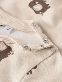 lasten collegepaita, NBNOHAPI LS SWEAT BRU><noscript><img width=