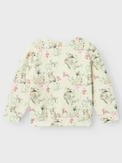 Lasten Collegepaita, NMFSADIE REG SWEAT Beige Kuosi>Name It New