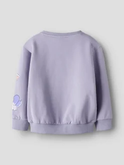 lasten collegepaita NMFJARA PAW NREG SWEAT BRU NOOS, lila><noscript><img width=