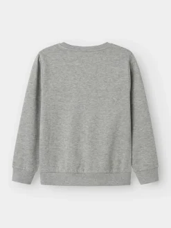 lasten collegepusero, NKMVIMO LS SWEATSHIRT Vaaleanharmaa><noscript><img width=