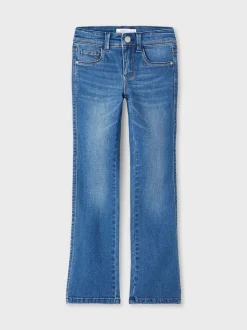 lasten farkut, NKFPOLLY SKINNY BOOT JEANS 1142 Sininen, Indigo>Name It