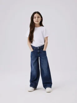 Lasten Farkut, NKFROSE WIDE JEANS 5529 NOOS Indigo>Name It Online