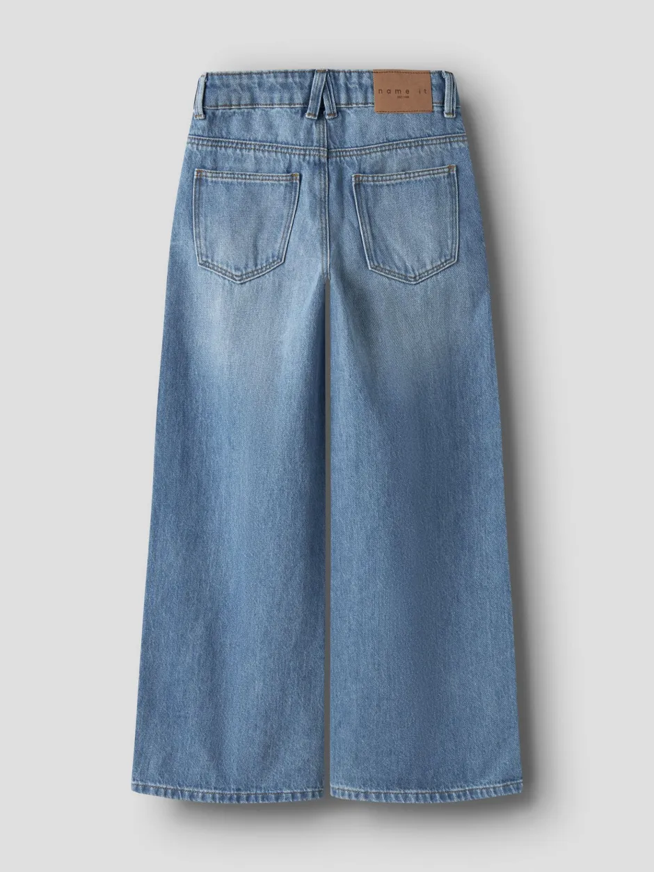 lasten farkut NKFROSE X-WIDE PRESS JEANS, sininen>Name It Outlet