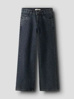 lasten farkut NKFROSE WIDE RHINE JEANS,>Name It New