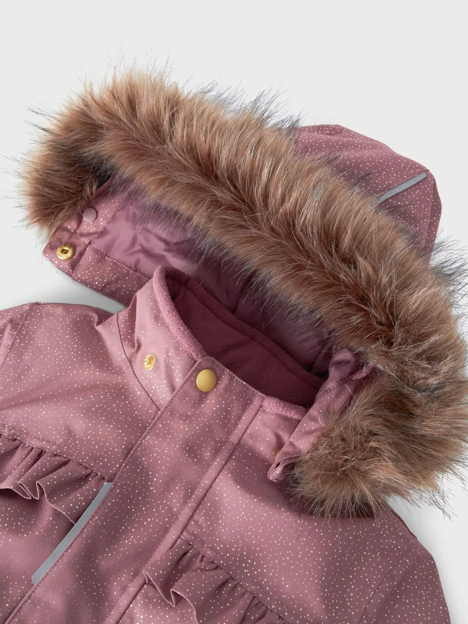 Lasten Haalari, NMFSNOW10 SUIT FRILL GLITTER i>Name It Online