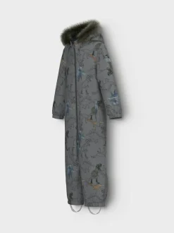 Lasten Haalari, NMMSNOW10 SUIT NOOS Harmaa Kuosi><noscript><img width=