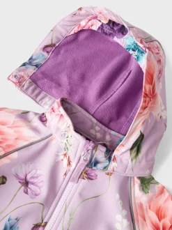 Lasten Haalari, NMF ALFA08 SOFTSHELL SUIT MULTI FLOWER Liila>Name It Outlet