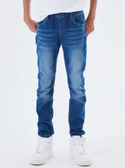 lasten housut, NKMRYAN SLIM SWE JEANS Indigo>Name It Online