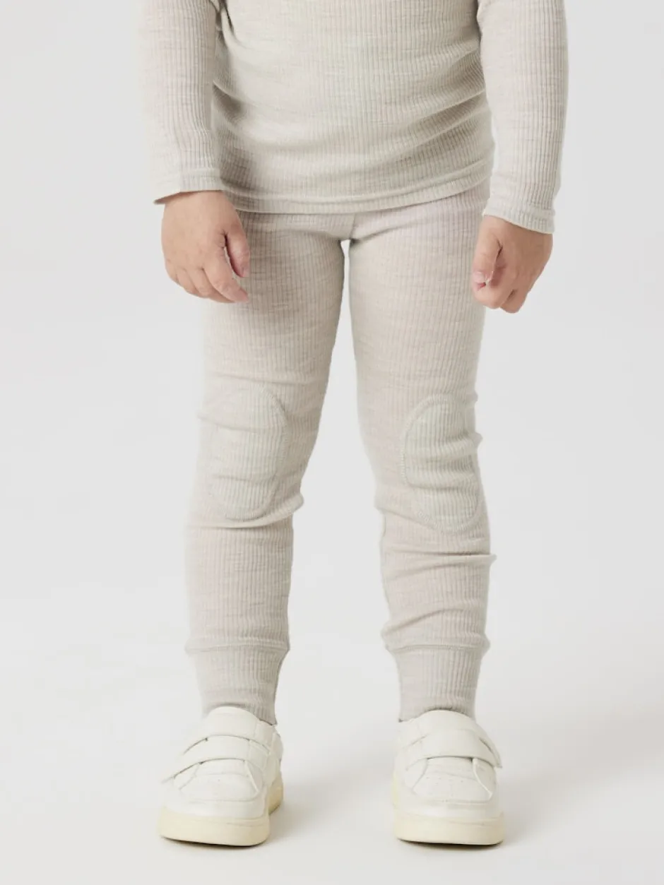 lasten leggingsit, NMNWAX WOOL RIB LEGGING>Name It Discount