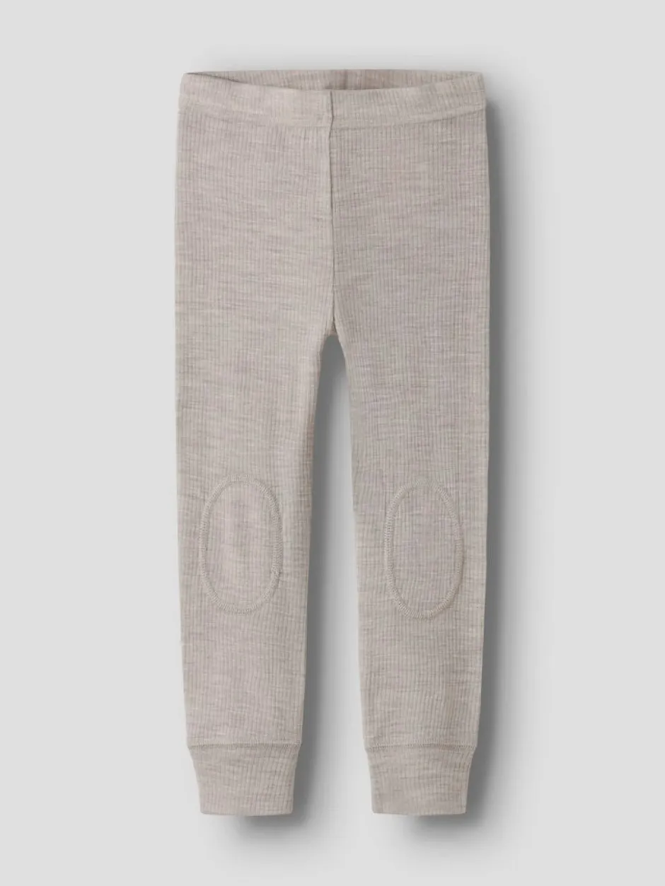 lasten leggingsit, NMNWAX WOOL RIB LEGGING>Name It Discount