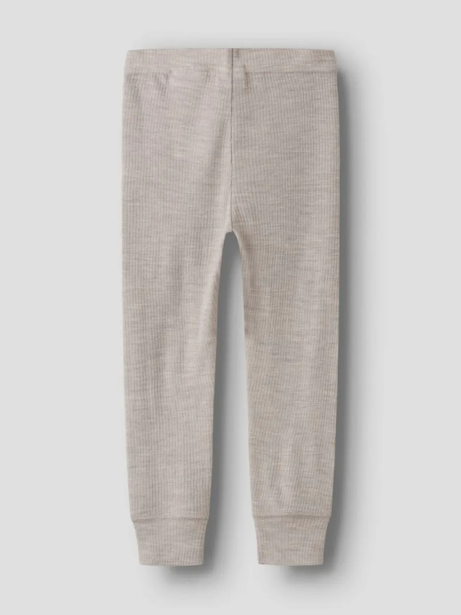 lasten leggingsit, NMNWAX WOOL RIB LEGGING>Name It Discount