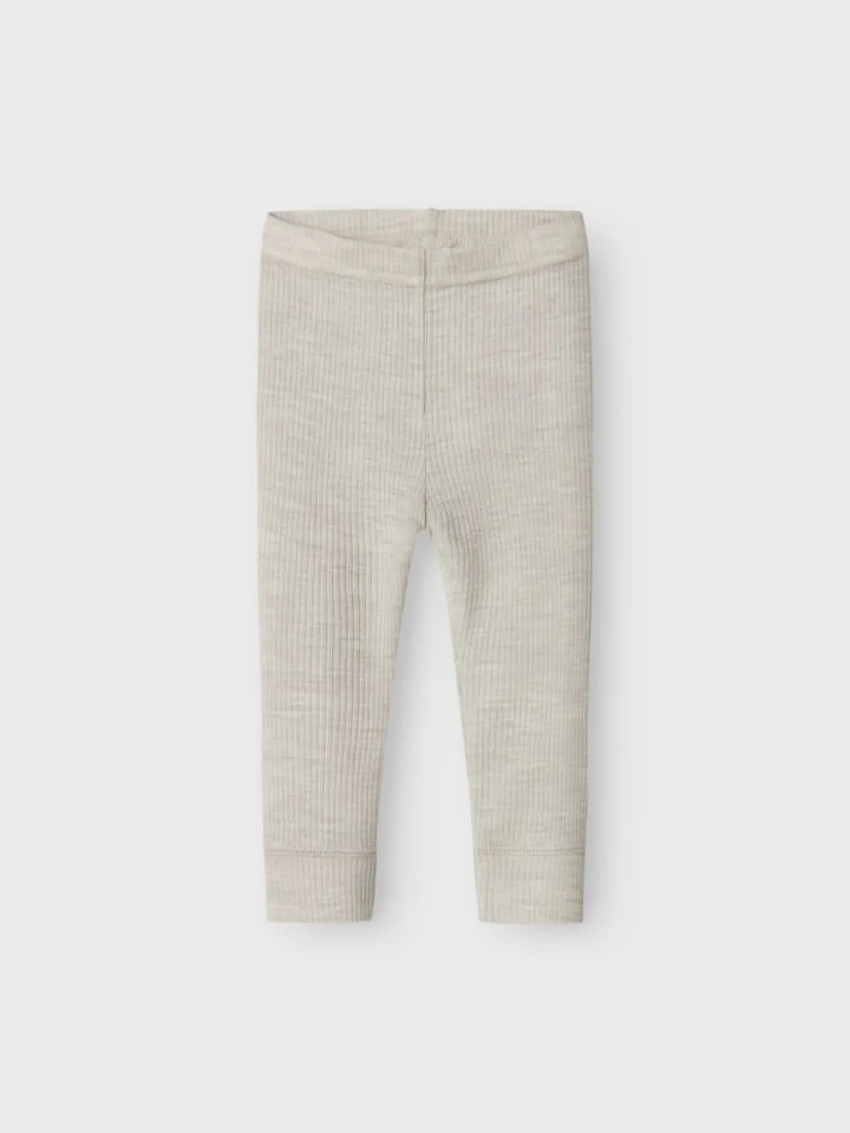 lasten leggingsit, NBNWAX WOOL RIB EGGING>Name It New