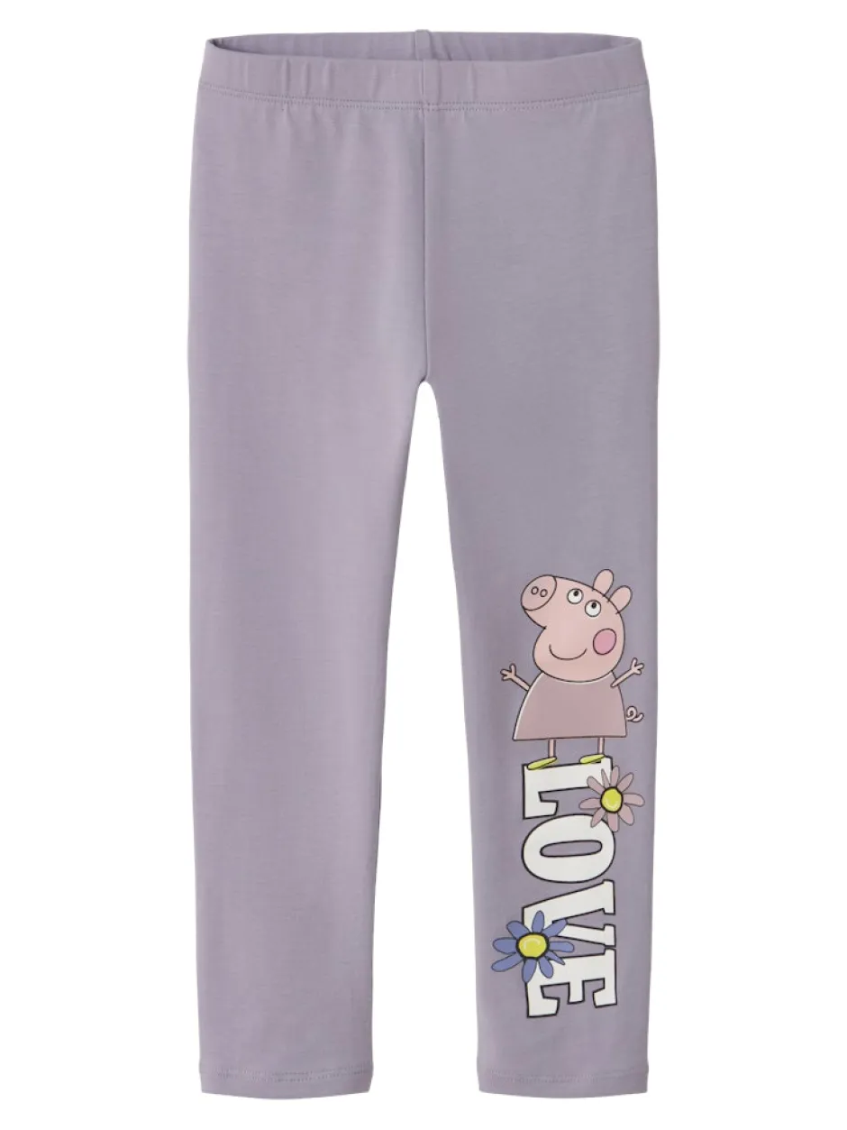 lasten leggingsit NMFDAISY PEPPA LEGGING, violetti>Name It Outlet