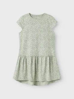 lasten mekko, NKFVIGGA CAPSL DRESS Vihreä Kuosi>Name It New