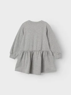 lasten mekko, NMFAMMA GABBY SWE DRESS Vaaleanharmaa>Name It Outlet