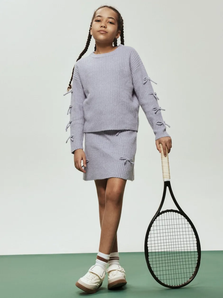 lasten neulepusero NKFTarin LS Knit , violetti>Name It Outlet