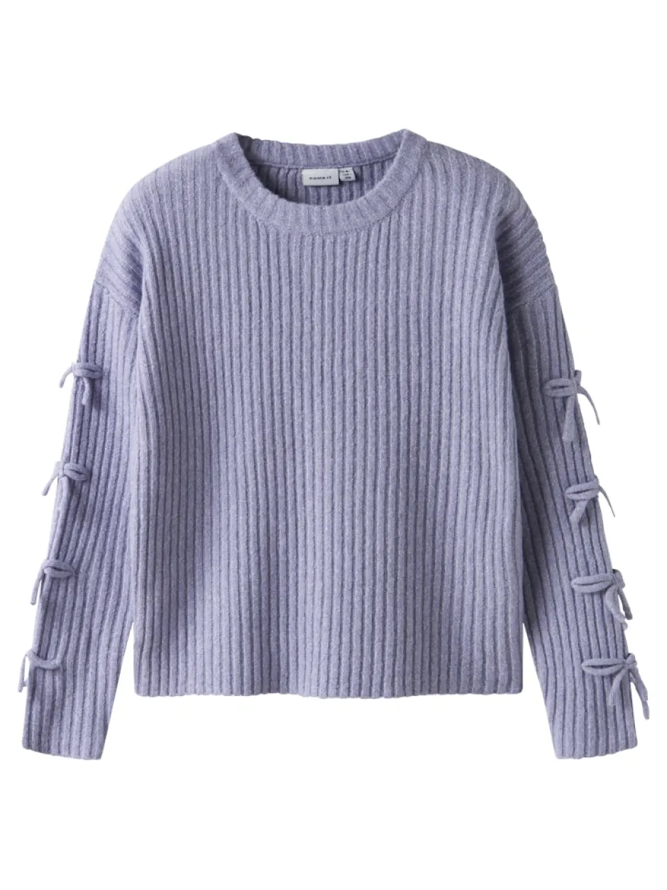 lasten neulepusero NKFTarin LS Knit , violetti>Name It Outlet