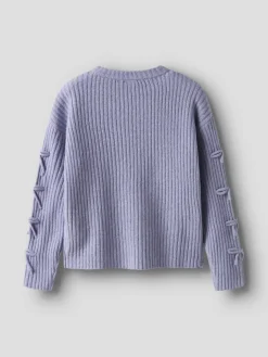 lasten neulepusero NKFTarin LS Knit , violetti><noscript><img width=