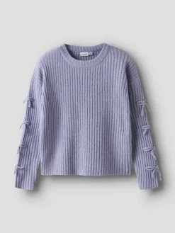 lasten neulepusero NKFTarin LS Knit , violetti><noscript><img width=